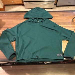 VS Pink Cropped Hoodie